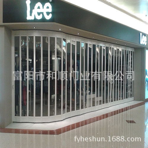 北京商鋪折疊水晶門