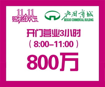雙11北國商城銷售佳績 消費熱情高漲，市場信心倍增
